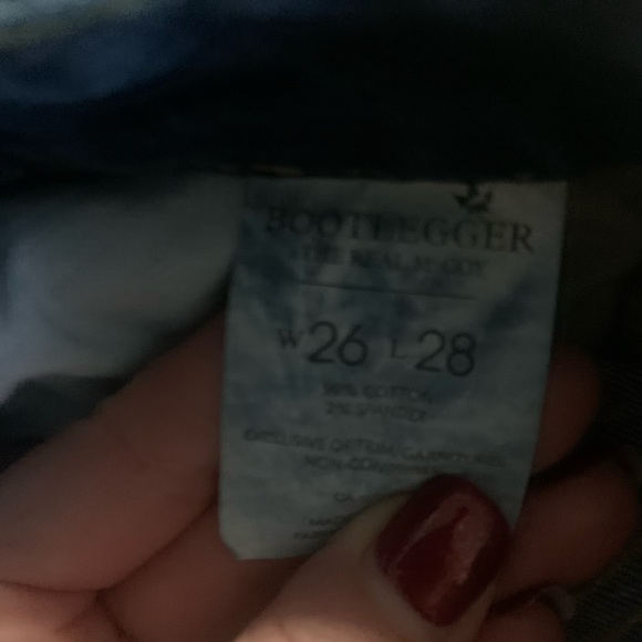 High Rise Blue Distressed Jeans - Picture 4 of 4